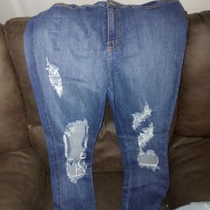 1x fashion nova beach bum jeans